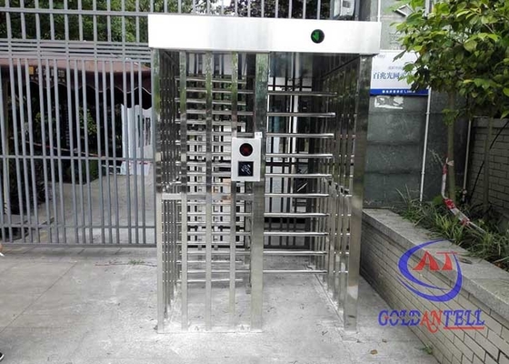 Pleine porte de bras du tourniquet SUS304 quatre de taille d'empreinte digitale anti-collision de RFID