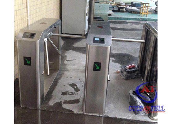 Billet de RFID comptant le système de porte de rouleau du lecteur d'empreintes digitales 3 de porte de barrière de tourniquet de trépied