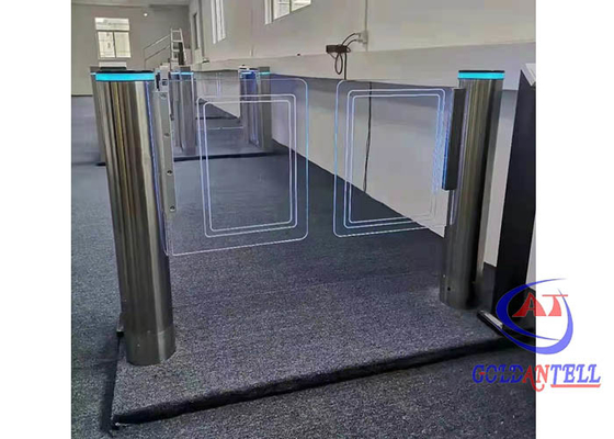 Bras acrylique d'entrée de la sécurité 60-110cm de tourniquet piétonnier d'oscillation avec le moteur sans brosse