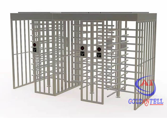 La porte électronique piétonnière SUS304 de barrière tournent le plein tourniquet de taille