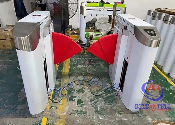 Entretien durable de la vitesse 0.3s d'aileron de porte biométrique de tourniquet avec la lumière de LED