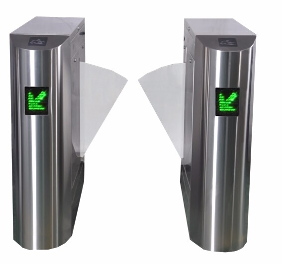  Tourniquet complètement automatique bidirectionnel à mi-corps d'aileron de contrôle d'accès d'acier inoxydable de vitesse rapide de certificat de la CE d'interface de RFID