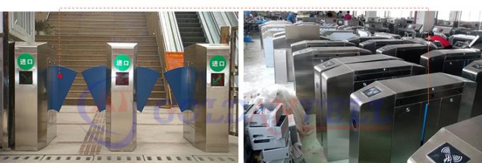 Digne de la porte de tourniquet de sécurité de lecteur de cartes de rfid de confiance