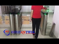 GAT-686 Porte à barrière de balancement à vitesse intégrée à la fois avec code QR et lecteur de carte RFID