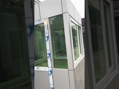 GT5- Chambre unique Structures en acier de couleur extérieures Maison de garde préfabriquée Sécurité Cabine de sécurité extérieure