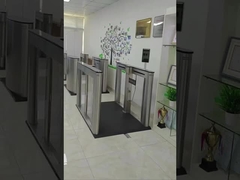 Haute sécurité 304 SS anti-coupure, faible bruit, reconnaissance faciale E Porte pour bâtiment public