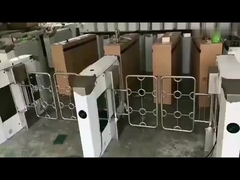 GAT-603 acier inoxydable étanche à l'eau double voie de balancement barrière tourniquet anti-collision