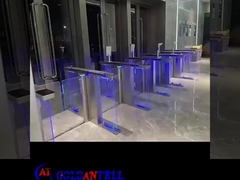 GAT-672 Scanner facial optique barrière d'oscillation de la porte RFID système de barrière de passage bidirectionnel