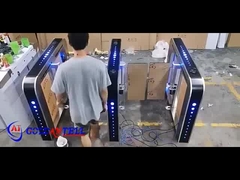 Conception moderne Sécurité du parc aquatique Porte de tournoi pour piétons