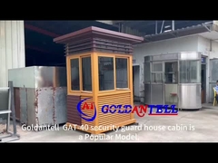 Structure en acier en forme Cabine de sécurité Taille et couleur personnalisées Isolation thermique