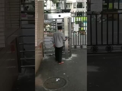 Portillon tripode pleine hauteur intérieur / extérieur avec lecteur de carte ou système de contrôle d'accès multiple