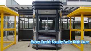 Cabines de garde de sécurité en acier préfabriquées modernes